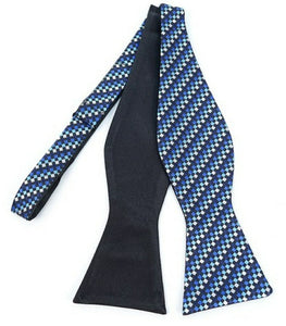 Silk Woven Reversible Bow Tie