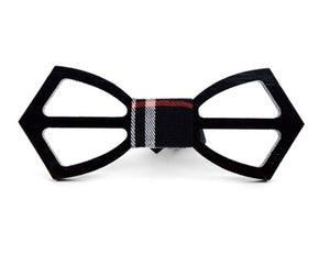 Boxed Wood Bow Tie